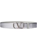 Valentino Garavani ceinture VLogo Signature 30mm à design réversible - Argent - thumbnail