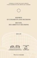 Reports of judgments and decisions; Recueil des arrêts et décisionsj - Paperback (9789462401761)