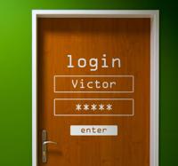 Deursticker naam login gepersonaliseerd
