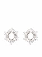 Amina Muaddi boucles d'oreilles Begum - Blanc - thumbnail