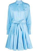 Polo Ralph Lauren Polo Pony shirt minidress - Bleu