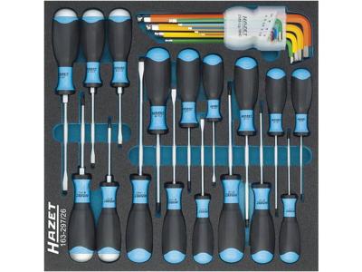 Hazet HAZET Schroevendraaierset Werkplaats 26-delig Plat, Kruiskop Phillips, Binnen-Torx Hazet HAZET Schroevendraaierset Werkplaats 26-delig Plat, Kruiskop Phillips, Binnen-Torx