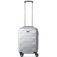 March Bumper Handbagage Koffer Spinner 55 SIlver