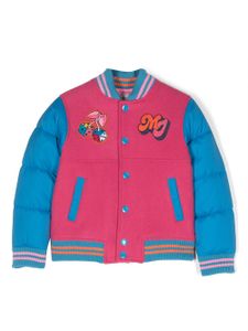 Marc Jacobs Kids veste bomber à design matelassé - Rose