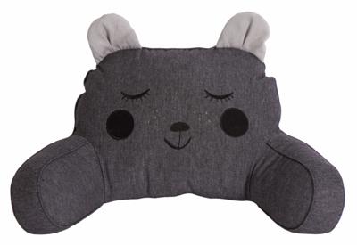 Roommate knuffelkussen Hugging Bear antraciet junior 50 x 40 cm Roommate knuffelkussen Hugging Bear antraciet junior 50 x 40 cm