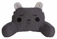 Roommate knuffelkussen Hugging Bear antraciet junior 50 x 40 cm