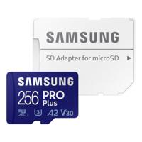 Samsung 256GB Micro SD Pro Plus U3 A2 160MB/s geheugenkaart + adapter