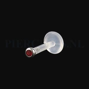 Labret 1.6 mm flexibel rood