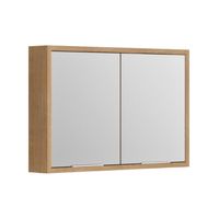 Spiegelkast Allibert Sorento Stopcontact VDE 100x69x17 cm Geolied Kendal Eik Allibert