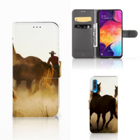 Samsung Galaxy A50 Telefoonhoesje met Pasjes Design Cowboy