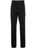 Jil Sander pantalon en laine à plis marqués - Noir