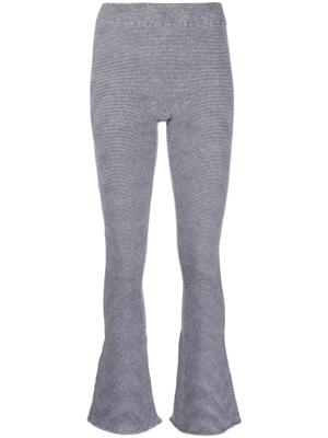 Isa Boulder Tent mid waist flared broek - Zwart