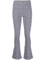 Isa Boulder Tent mid waist flared broek - Zwart