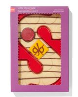 HEMA Handgedecoreerde Chocoladeletter Wit S 200gram