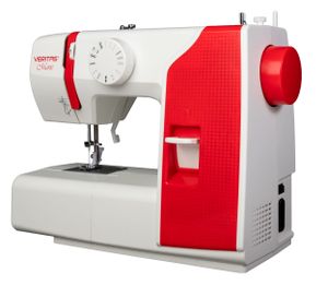 Veritas Naaimachine met vrije arm Marie Wit, Rood