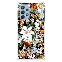 Case voor Samsung Galaxy A73 Dark Flowers