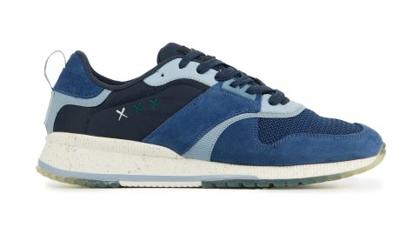 Scotch & Soda Heren Sneakers in Stof (Blauw) Scotch & Soda Heren Sneakers in Stof (Blauw)