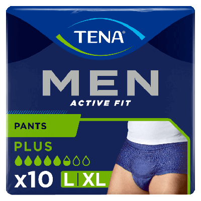 TENA Men Active Fit Plus - L/XL - 10 Stuks