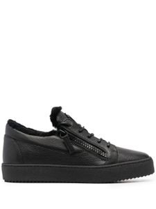 Giuseppe Zanotti baskets May London en cuir - Noir