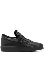 Giuseppe Zanotti baskets May London en cuir - Noir - thumbnail