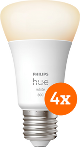 Philips Hue White E27 800lm 4-pack