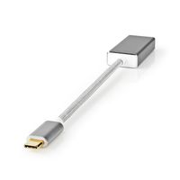 USB-Adapter | USB 3.2 Gen 1 | USB-C© Male | Mini DisplayPort | 5 Gbps | 0.20 m | Rond | Verguld | - thumbnail