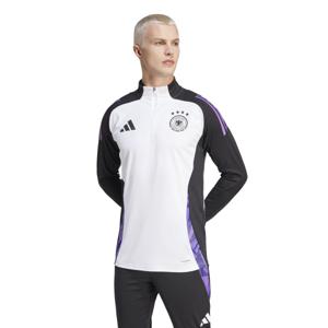 adidas Duitsland Trainingstrui 1/4-Zip 2024-2026 Wit Zwart Paars