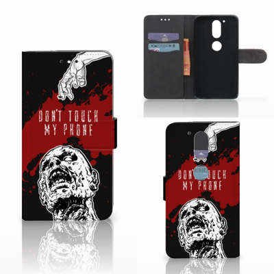 Motorola Moto G4 | G4 Plus Portemonnee Hoesje Zombie Blood Motorola Moto G4 | G4 Plus Portemonnee Hoesje Zombie Blood