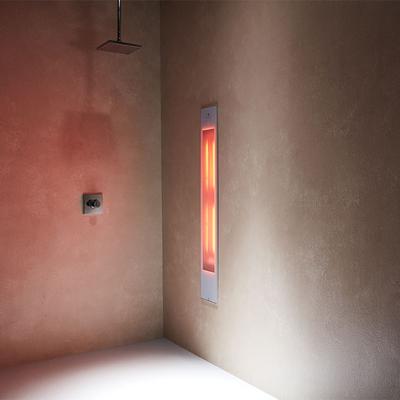 Sunshower Pure White XL Infrarood Inbouwapparaat 19.9x123.8x10cm Full Body 2000watt Aluminium Sunshower Pure White XL Infrarood Inbouwapparaat 19.9x123.8x10cm Full Body 2000watt Aluminium