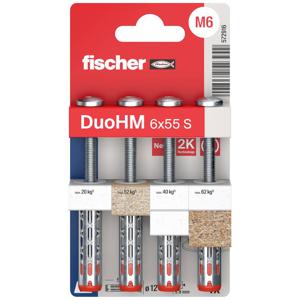 Fischer DuoHM 6x55 S PH TX Hollewandplug 55 mm 572916 4 stuk(s)