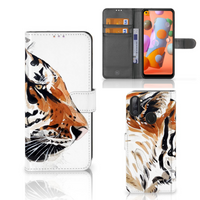 Hoesje Samsung Galaxy M11 | A11 Watercolor Tiger