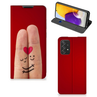 Samsung Galaxy A72 (5G/4G) Hippe Standcase Liefde - Origineel Romantisch Cadeau - thumbnail