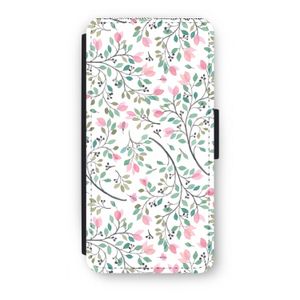 Sierlijke bloemen: iPhone 8 Flip Hoesje