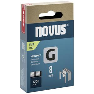 Novus Tools 042-0796 Nieten met plat draad Type 11 1200 stuk(s) Afm. (l x b x h) 8 x 10.6 x 8 mm