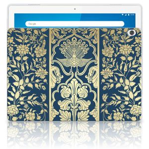 Lenovo Tab M10 Siliconen Hoesje Beige Flowers