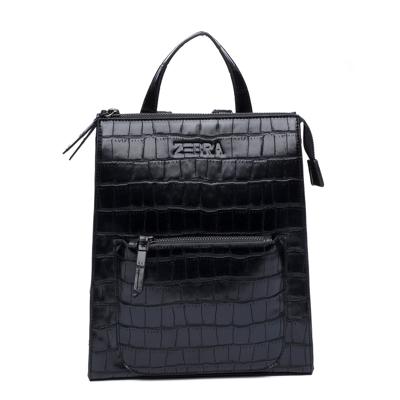 Zebra Trends Natural Backpack Siena Croco Black Zebra Trends Natural Backpack Siena Croco Black