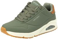 Skechers Heren Uno Suited on Air Sneaker, Olijf, 48.5 EU