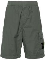 Stone Island Cargo shorts met Compass-logopatch - Groen