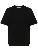 Stone Island t-shirt en coton à logo brodé - Noir