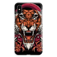 Tiger and Rattlesnakes: iPhone XS Max Volledig Geprint Hoesje - thumbnail