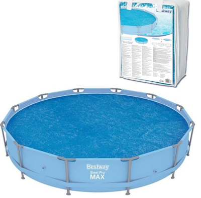 Viking Choice  Solar afdekzeil voor zwembad 366 cm – Bestway – Blauw – Solar Cover