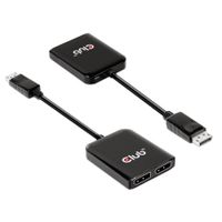 club3D DisplayPort Adapter Multi Streaming Transport Hub [DisplayPort - DisplayPort] 3840 x 2160 Pixel - thumbnail