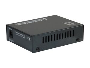 LevelOne GVT-2012 netwerk media converter 1000 Mbit/s Zwart