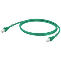 Weidmüller 1251590005 RJ45 Netwerkkabel, patchkabel CAT 6A S/FTP 0.50 m Groen 1 stuk(s)