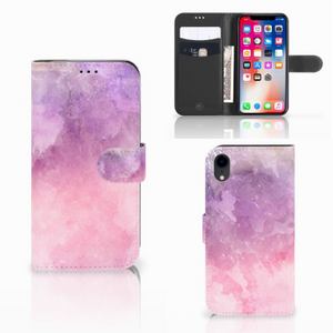 Hoesje Apple iPhone Xr Pink Purple Paint