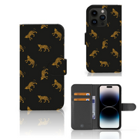 Telefoonhoesje met Pasjes voor iPhone 15 Pro Leopards - thumbnail