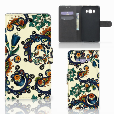 Wallet Case Samsung Galaxy J7 2016 Barok Flower Wallet Case Samsung Galaxy J7 2016 Barok Flower