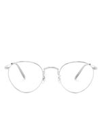 Oliver Peoples lunettes de vue en titane à monture ronde - Argent