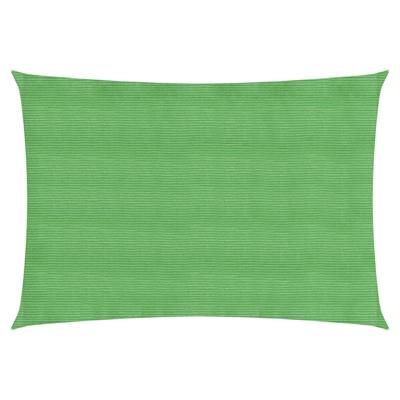 vidaXL Zonnezeil 160 g/m² 4x6 m HDPE lichtgroen