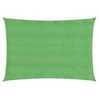 vidaXL Zonnezeil 160 g/m² 4x6 m HDPE lichtgroen